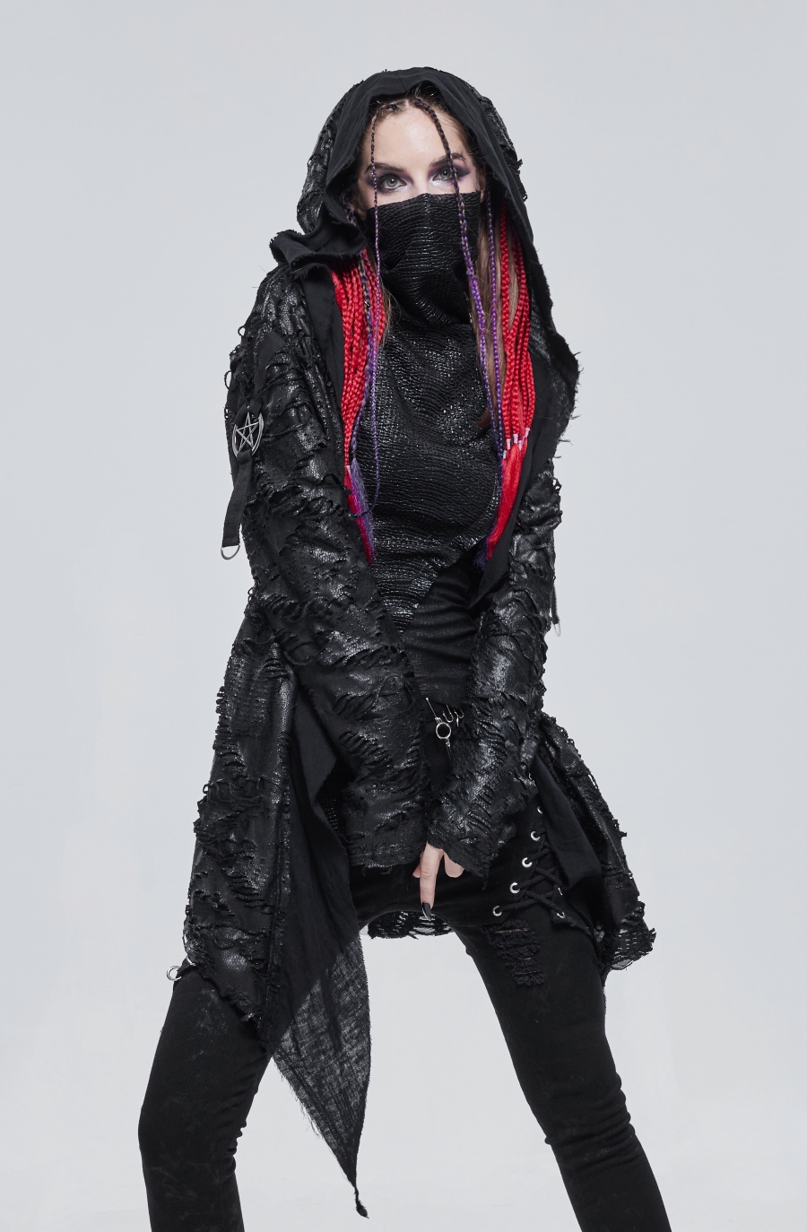 Cardigan Femme Post-apocalypse DEVIL FASHION 3 Cardigan Femme Post-apocalypse DEVIL FASHION