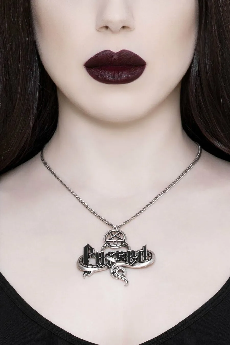 Collier Killstar 'cursed' 3 Collier Killstar 'cursed'