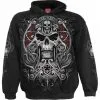 Spiral Sweat Capuche Gothique 'reaper's Door' -Vêtements Gothiques d091m451 1 900