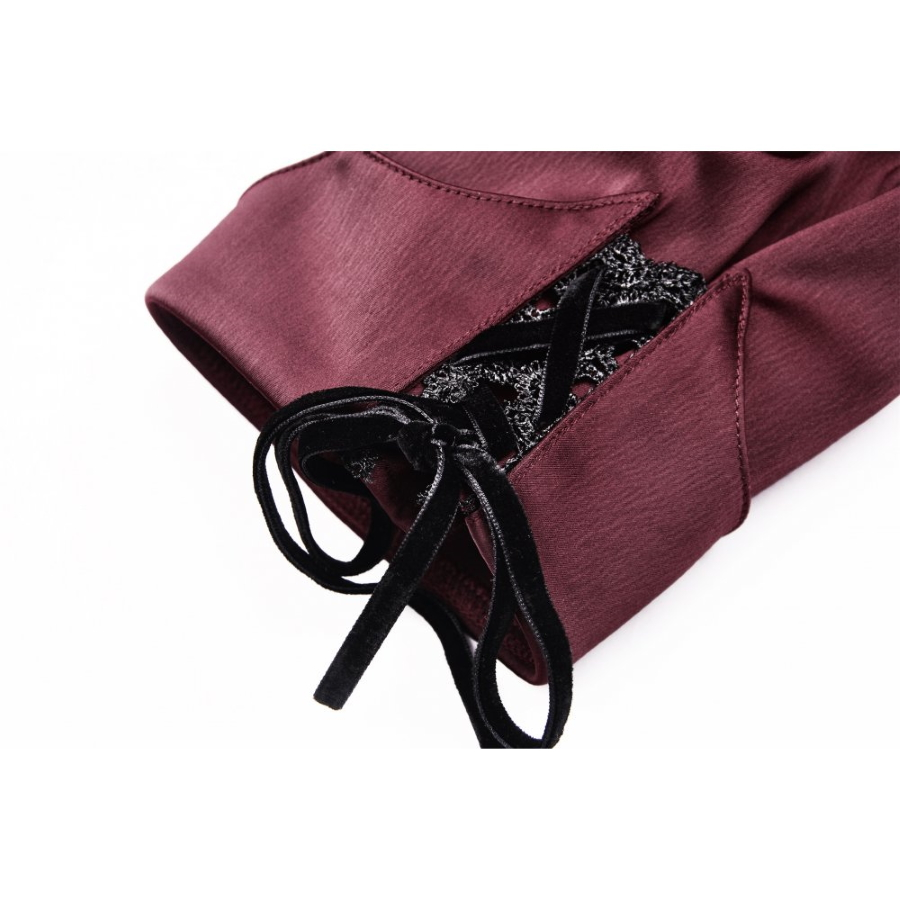 Chemisier Bordeaux DARK IN LOVE 6 Chemisier Bordeaux DARK IN LOVE – Image 4