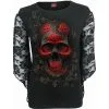 Haut SPIRAL 'ornate Skull' -Vêtements Gothiques d103f474 1 900