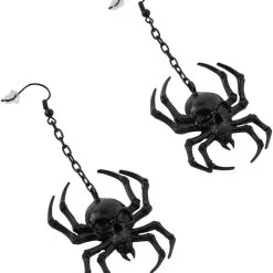 Boucles D'oreilles KILLSTAR 'deadly' -Vêtements Gothiques deadly spider earrings b x1600 900