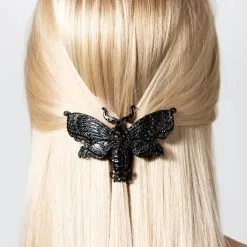 Barrette à Cheveux KILLSTAR 'death Moth' -Vêtements Gothiques death moth barrette b x1600 900