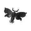 Barrette à Cheveux KILLSTAR 'death Moth' -Vêtements Gothiques deathmothbarrette b x1600 900