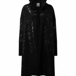 Longue Veste KILLSTAR 'demon Hooded' -Vêtements Gothiques demon hoodcardigan x1600 900