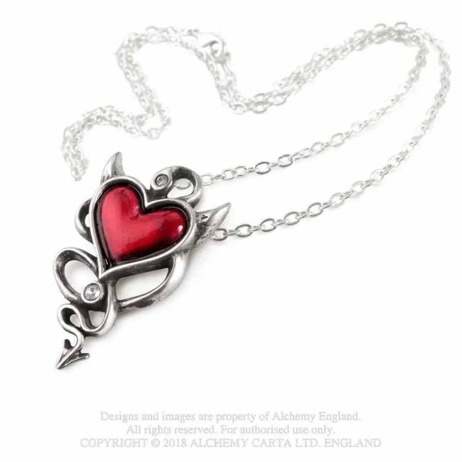 Collier ALCHEMY GOTHIC 'devil Heart' 4 Collier ALCHEMY GOTHIC 'devil Heart' – Image 2