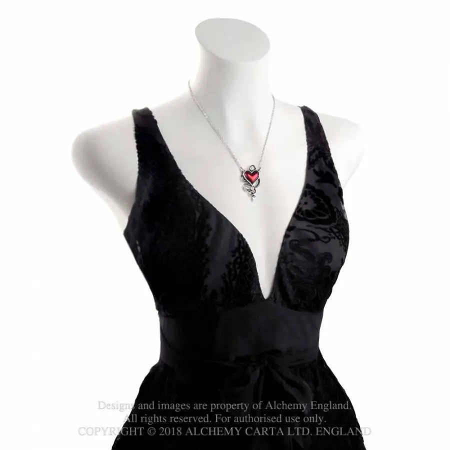 Collier ALCHEMY GOTHIC 'devil Heart' 5 Collier ALCHEMY GOTHIC 'devil Heart' – Image 3