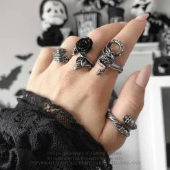 Bague ALCHEMY GOTHIC 'dragon Lure' -Vêtements Gothiques dragons lure2 900