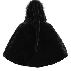 Cape Noire DEVIL FASHION 'Saba' -Vêtements Gothiques dsc007091 900