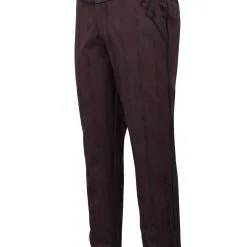 Pantalon Victorien Bordeaux DEVIL FASHION 'Modares' -Vêtements Gothiques dsc01790 900