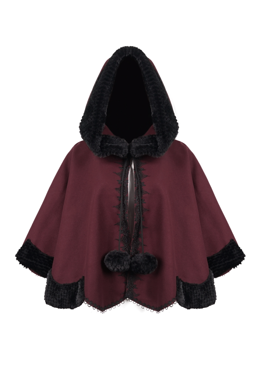 Cape Lolita DEVIL FASHION 'Heidi Red' 3 Cape Lolita DEVIL FASHION 'Heidi Red'