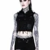 Veste Femme KILLSTAR 'come Undone' -Vêtements Gothiques dust storm cropped hoodie kopija 4 900