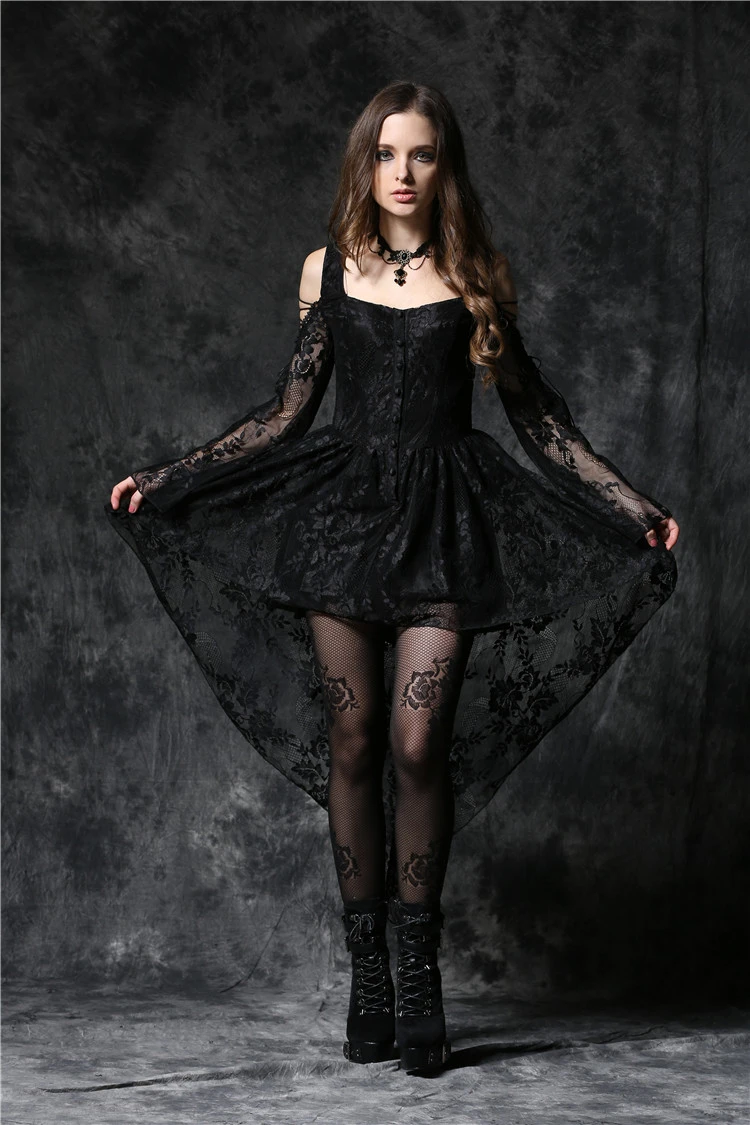 Robe Gothique Noire DARK IN LOVE 3 Robe Gothique Noire DARK IN LOVE