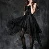 Robe Gothique Noire DARK IN LOVE -Vêtements Gothiques dw0635