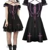 DARK IN LOVE Robe Gothique Lolita 'harajuku' 1 DARK IN LOVE Robe Gothique Lolita 'harajuku' -Vêtements Gothiques dw468 900
