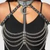 Harnais KILLSTAR 'Hell's Revenge' -Vêtements Gothiques eclipse harness w b x1600 900