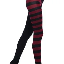 Collants Noirs Et Blancs KILLSTAR 'Ella' 7 Collants Noirs Et Blancs KILLSTAR 'Ella' -Vêtements Gothiques ella tights blood c x1600 900
