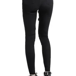 Pantalon RESTYLE 'gothic Harness Jean' -Vêtements Gothiques eng pl black gothis harness jeans 2041 7 900