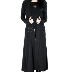 Top Noir RESTYLE 'pentagramme' -Vêtements Gothiques eng pl black womens top triple goddess 1874 9 900