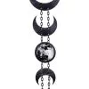 Pendentif RESTYLE 'black Lunar' -Vêtements Gothiques eng pl crescent long pendant occult jewellery luna lunar black necklace 1714 1 900