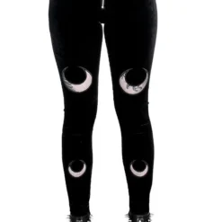 Vêtements Gothiques 39 Leggings Velours RESTYLE 'double Crescent'