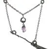 Collier RESTYLE 'broomstick' -Vêtements Gothiques eng pl gothic witch broomstick necklace silver 2018 1 900