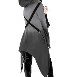 Cardigan RESTYLE 'dark Gradient' -Vêtements Gothiques eng pl gray long gradient hoodie 2184 10 900