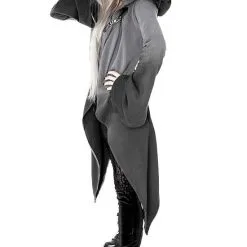 Cardigan RESTYLE 'dark Gradient' -Vêtements Gothiques eng pl gray long gradient hoodie 2184 2 900