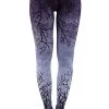 Leggings RESTYLE 'dark Forest' -Vêtements Gothiques eng pl ombre leggings tree gradient trousers gray branches 1462 1 900
