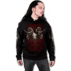 Sweat Capuche SPIRAL 'Faces Of Goth' 7 Sweat Capuche SPIRAL 'Faces Of Goth' -Vêtements Gothiques faces of goth sweat shirt gothique noir a capuche2 900