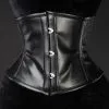 DISCOBOLE Serre-taille Gothique Simili Cuir -Vêtements Gothiques faux leather waist cincher 900