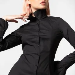 Chemise KILLSTAR 'Feronia' -Vêtements Gothiques feronia buttonup shirt w c x1600 900