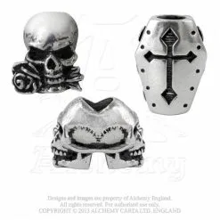 Set Pour Cheveux Ou Barbe ALCHEMY GOTHIC -Vêtements Gothiques funereal beard hair beads