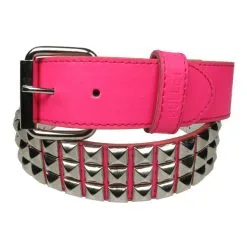 DISCOBOLE Ceinture Cloutée Rose