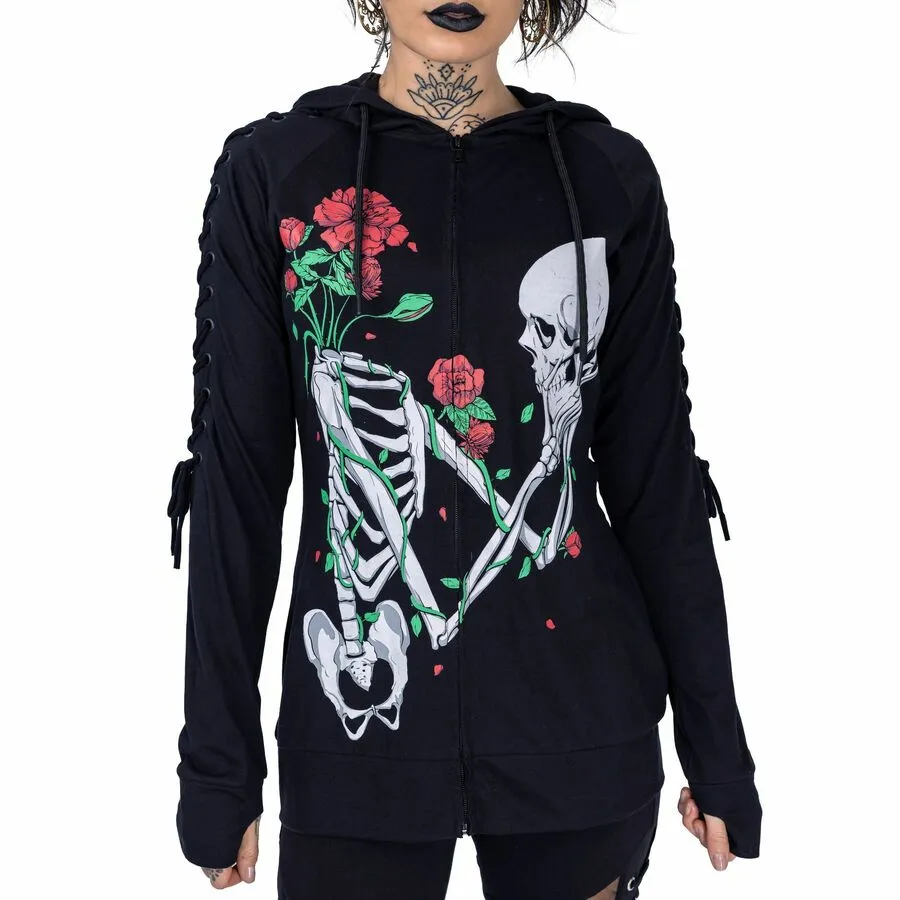 Veste Zippée VIXXSIN 'Garden Skull' 5 Veste Zippée VIXXSIN 'Garden Skull' – Image 3