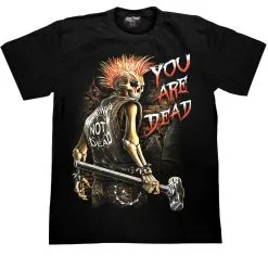 DISCOBOLE T-shirt Glow In The Dark 'you Are Dead'