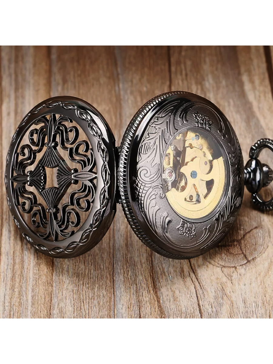 DISCOBOLE Montre à Gousset Royal Black 6 DISCOBOLE Montre à Gousset Royal Black – Image 4