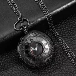 Vêtements Gothiques 15 DISCOBOLE Montre Baroque à Gousset Black Edition