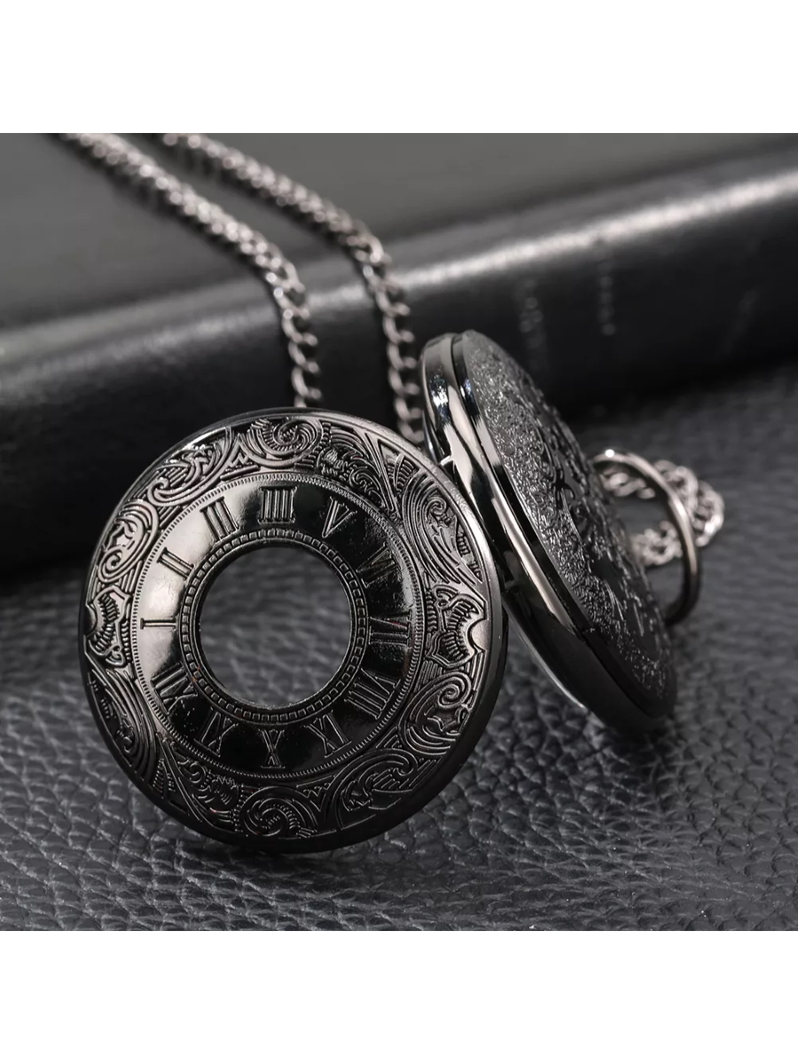 DISCOBOLE Montre Baroque à Gousset Black Edition 5 DISCOBOLE Montre Baroque à Gousset Black Edition – Image 3