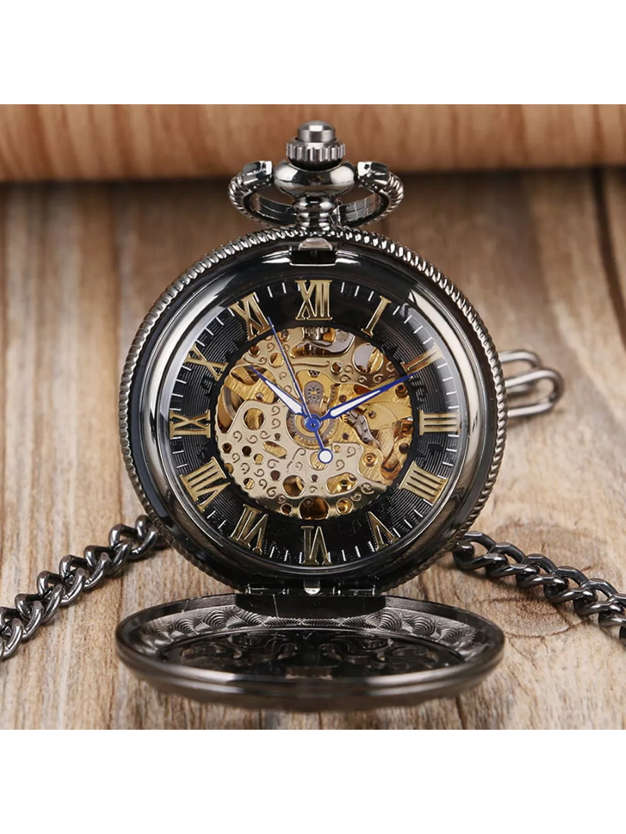 DISCOBOLE Montre à Gousset Royal Black 4 DISCOBOLE Montre à Gousset Royal Black – Image 2