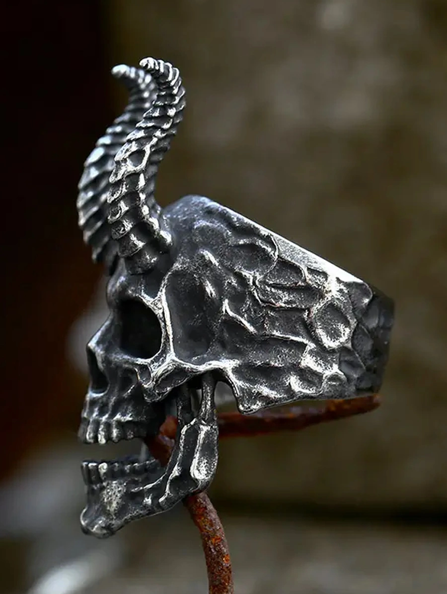 DISCOBOLE Bague Crâne De Démon 5 DISCOBOLE Bague Crâne De Démon – Image 3