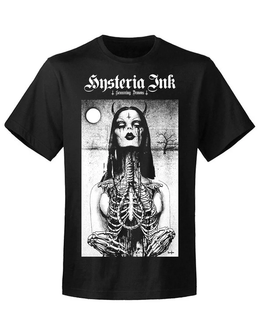 T-shirt HYSTERIA INK 'screaming Demon' 3 T-shirt HYSTERIA INK 'screaming Demon'