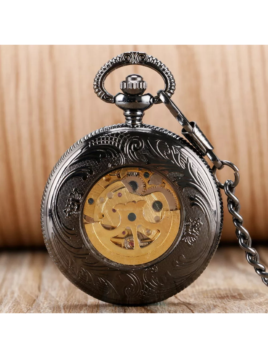 DISCOBOLE Montre à Gousset Royal Black 5 DISCOBOLE Montre à Gousset Royal Black – Image 3