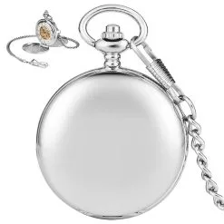 Vêtements Gothiques 11 DISCOBOLE Montre à Gousset Rétro Chromée