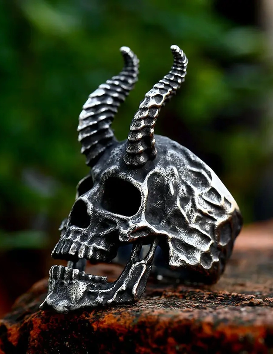 DISCOBOLE Bague Crâne De Démon 6 DISCOBOLE Bague Crâne De Démon – Image 4