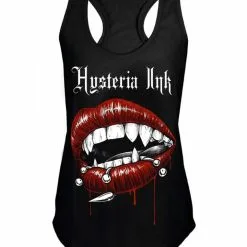 Débardeur HYSTERIA INK 'vampire Lips'