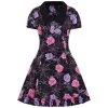 Robe Légère HELL BUNNY 'Eloise' 2 Robe Légère HELL BUNNY 'Eloise' -Vêtements Gothiques hell bunny eloise spiderweb roses dress 1 1800x1800 900