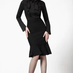 Chemise KILLSTAR 'Hellisa' -Vêtements Gothiques hellisa ruffle shirt w 3 x1600 900