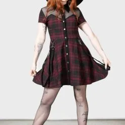 Robe KILLSTAR 'hexellent' -Vêtements Gothiques hexellent dress crimson w d x1600 900