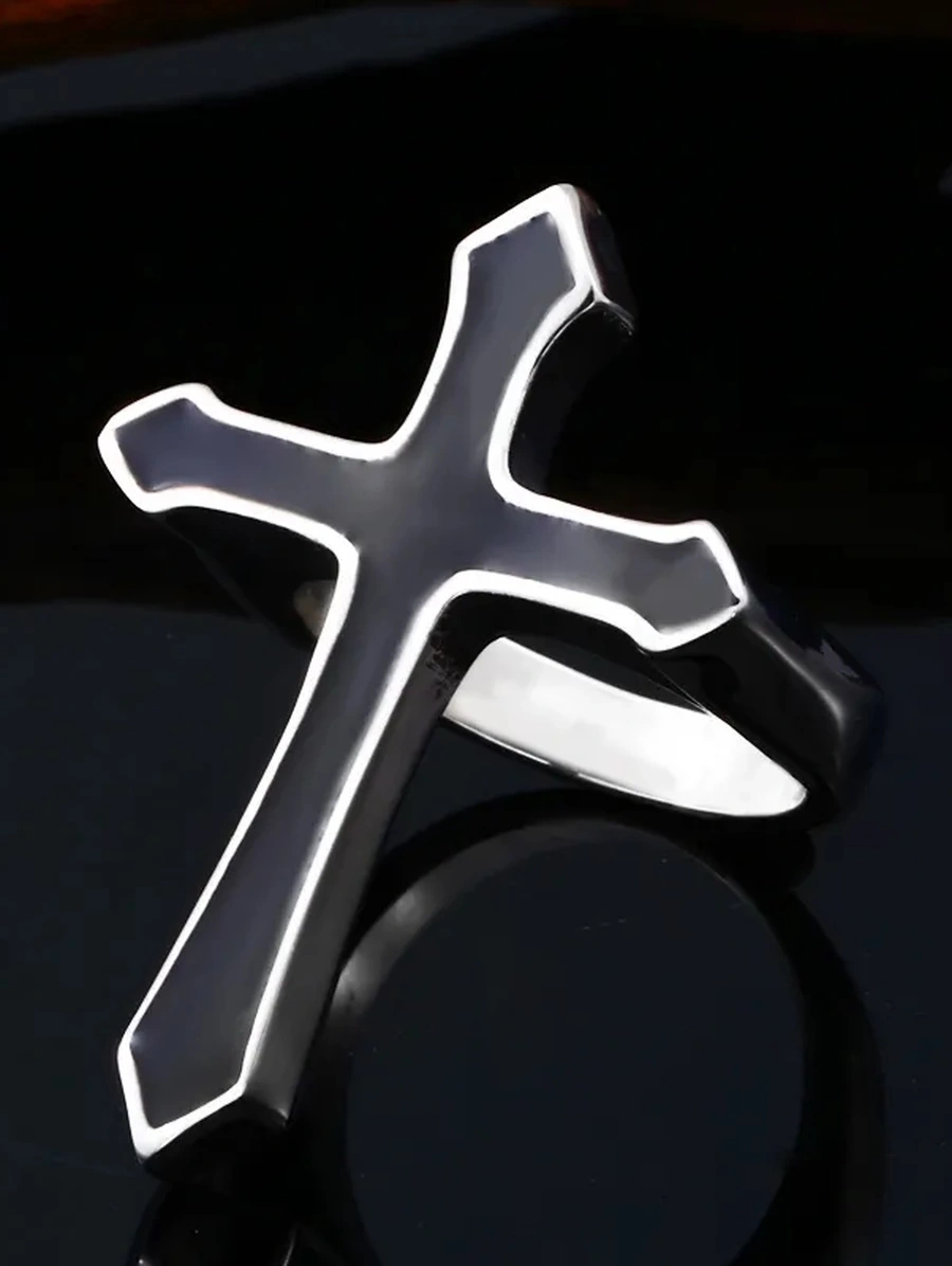 DISCOBOLE Bague Grande Croix Gothique 5 DISCOBOLE Bague Grande Croix Gothique – Image 3